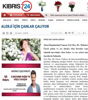 Alerji İçin Çanlar Çalıyor...